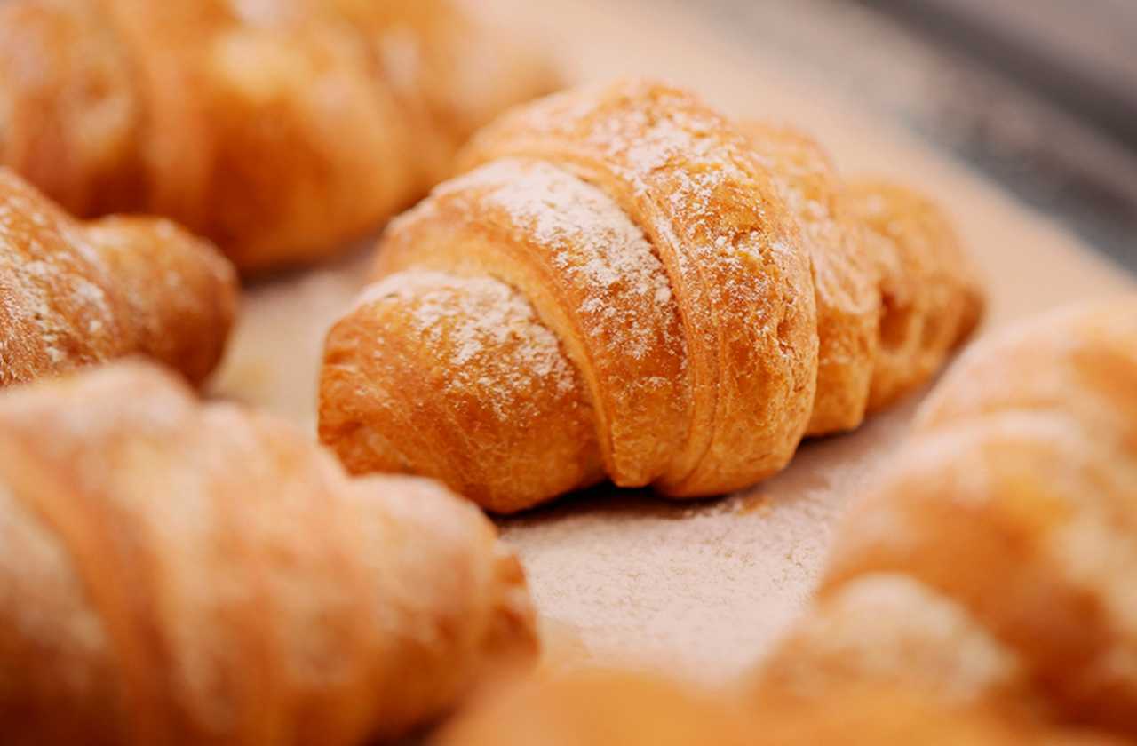 Fresh croissants